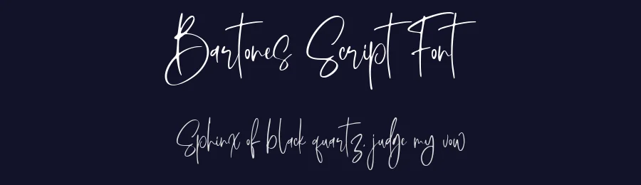 Bartones Script Font by Flawless And Co — Script Handwritten Font — thumbnail 2