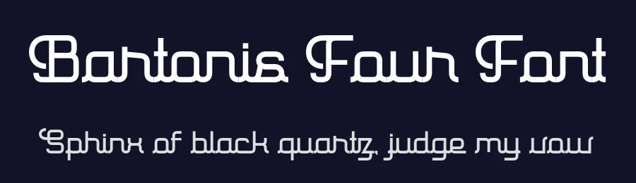Bartonis Four Font by ahweproject — Script Handwritten Font — thumbnail 2