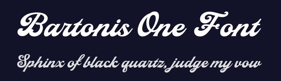 Bartonis One Font by ahweproject — Script Handwritten Font — thumbnail 2