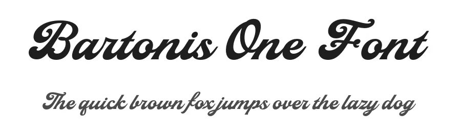 Bartonis One Font by ahweproject — Script Handwritten Font