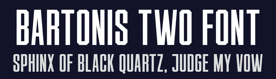 Bartonis Two Font by ahweproject — Display Font — thumbnail 2