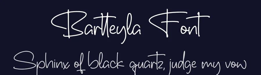 Bartteyla Font by letterfabric — Script Handwritten Font — thumbnail 2
