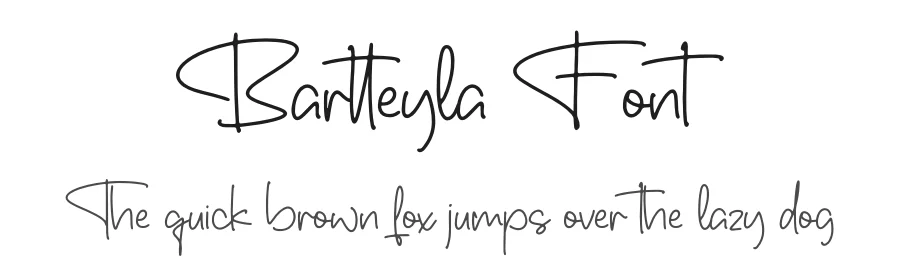Bartteyla Font by letterfabric — Script Handwritten Font