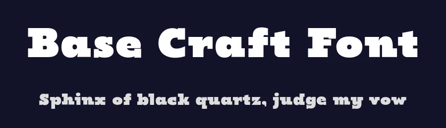 Base Craft Font by HipFonts — Slab Serif Font — thumbnail 2