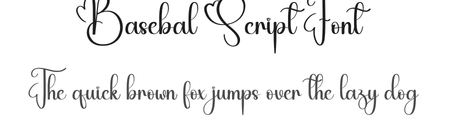 Basebal Script Font by andikastudio — Script Handwritten Font