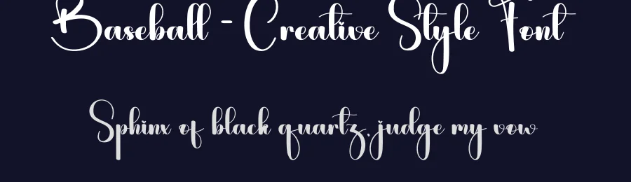 Baseball – Creative Style Font by andikastudio — Script Handwritten Font — thumbnail 2