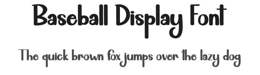 Baseball Display Font by andikastudio — Display Font