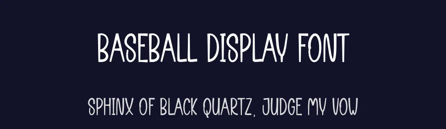 Baseball Display Font by andikastudio — Display Font — thumbnail 2
