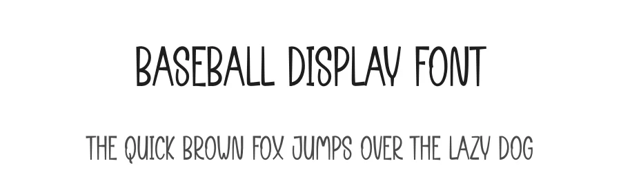 Baseball Display Font by andikastudio — Display Font