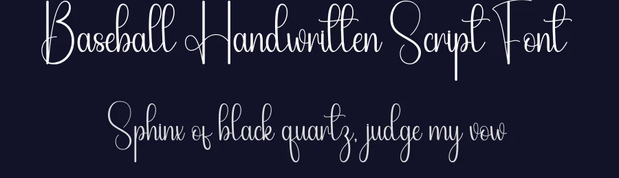 Baseball Handwritten Script Font by andikastudio — Script Handwritten Font — thumbnail 2