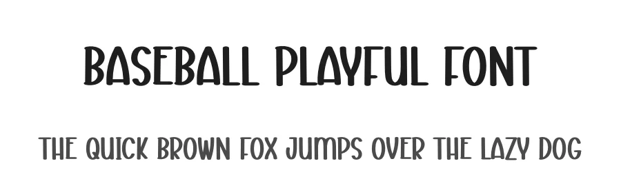 Baseball Playful Font by andikastudio — Script Handwritten Font
