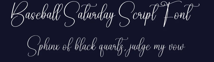 Baseball Saturday Script Font by creativeletter — Script Handwritten Font — thumbnail 2