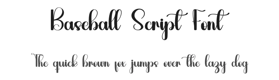 Baseball Script Font by inermediaSTUDIO — Script Handwritten Font