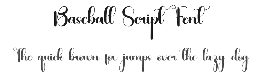 Baseball Script Font by inermediaSTUDIO — Script Handwritten Font