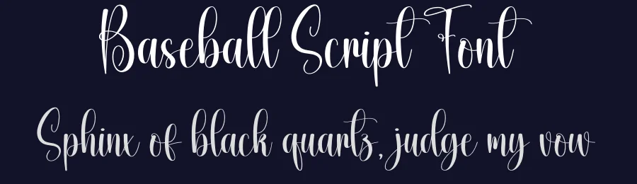 Baseball Script Font by creativeletter — Script Handwritten Font — thumbnail 2