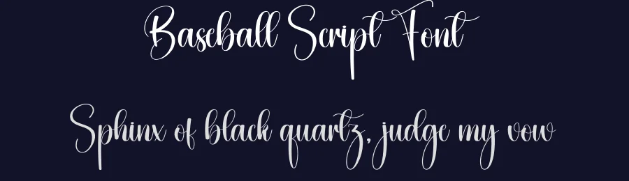 Baseball Script Font by creativeletter — Script Handwritten Font — thumbnail 2
