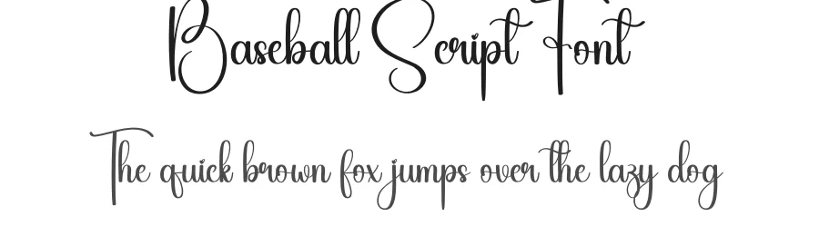 Baseball Script Font by andikastudio — Script Handwritten Font