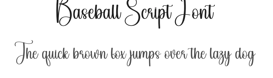 Baseball Script Font by andikastudio — Script Handwritten Font