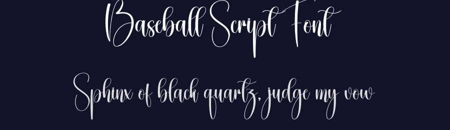 Baseball Script Font by creativeletter — Script Handwritten Font — thumbnail 2