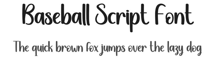 Baseball Script Font by creativeletter — Display Font