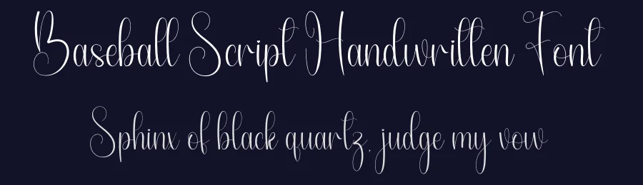 Baseball Script Handwritten Font by andikastudio — Script Handwritten Font — thumbnail 2