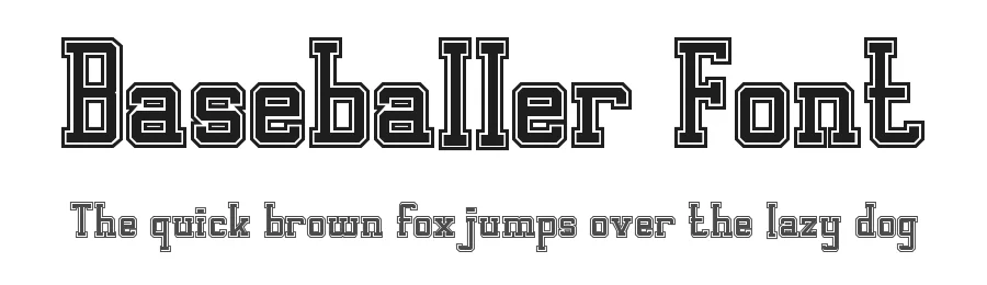 Baseballer Font by nihstudio — Slab Serif Font