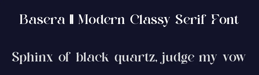Basera || Modern Classy Serif Font by ErmediaStudio — Display Font — thumbnail 2