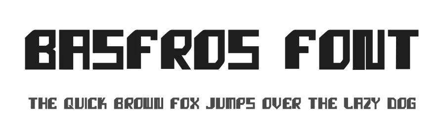 Basfros Font by hayoyuka8 — Display Font