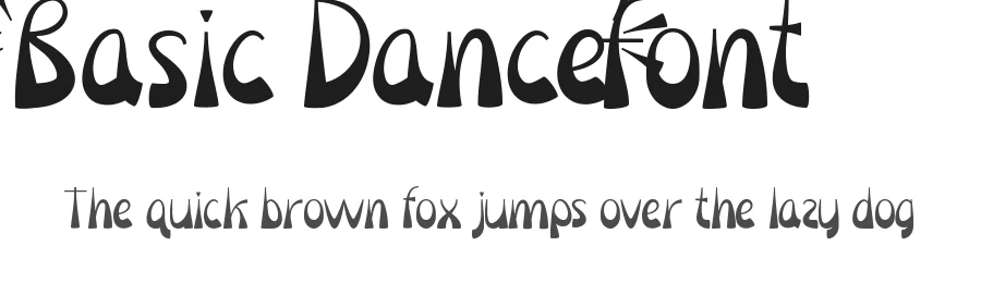 Basic Dance Font by CalligraphyFonts.net — Display Font