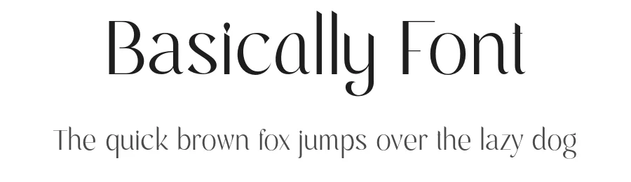 Basically Font by Sensatype Studio — Sans Serif Font