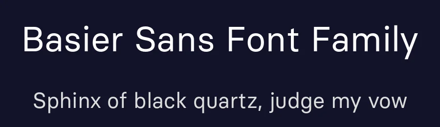 Basier Sans Font Family by Atipo Foundry — Sans Serif Font — thumbnail 2