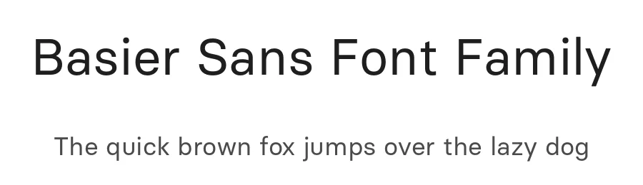Basier Sans Font Family by Atipo Foundry — Sans Serif Font