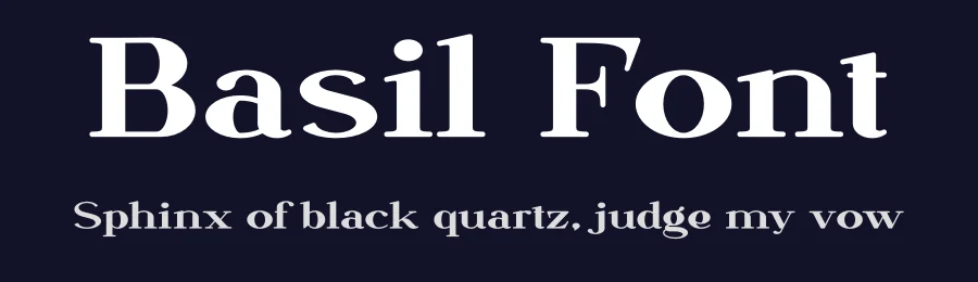 Basil Font by vpcreativeshop — Display Font — thumbnail 2