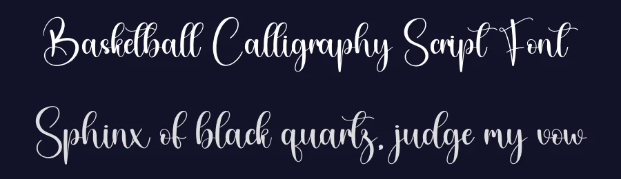 Basketball Calligraphy Script Font by creativeletter — Script Handwritten Font — thumbnail 2