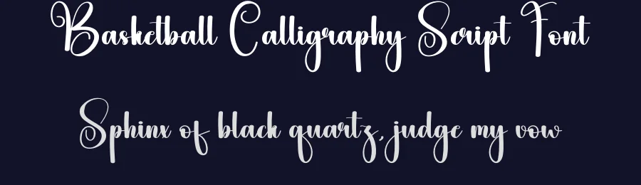 Basketball Calligraphy Script Font by andikastudio — Display Font — thumbnail 2