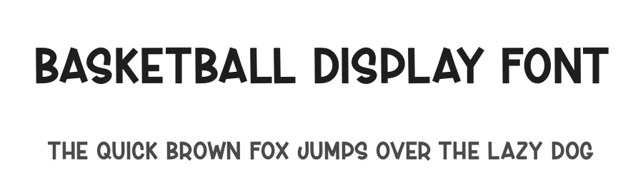 Basketball Display Font by creativeletter — Display Font