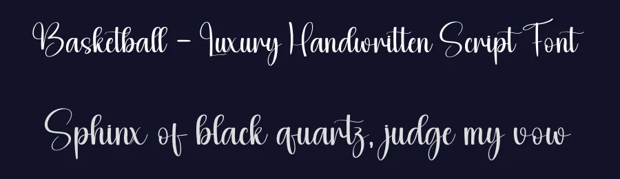 Basketball – Luxury Handwritten Script Font by andikastudio — Script Handwritten Font — thumbnail 2