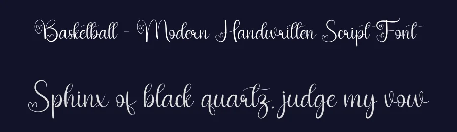 Basketball – Modern Handwritten Script Font by andikastudio — Script Handwritten Font — thumbnail 2
