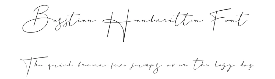 Basstian Handwritten Font by letterenastudios — Script Handwritten Font