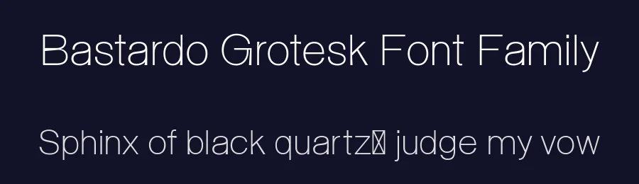 Bastardo Grotesk Font Family by Giulia Boggio — Sans Serif Font — thumbnail 2