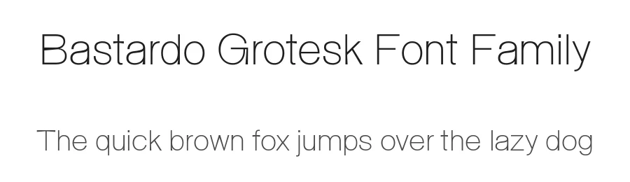 Bastardo Grotesk Font Family by Giulia Boggio — Sans Serif Font