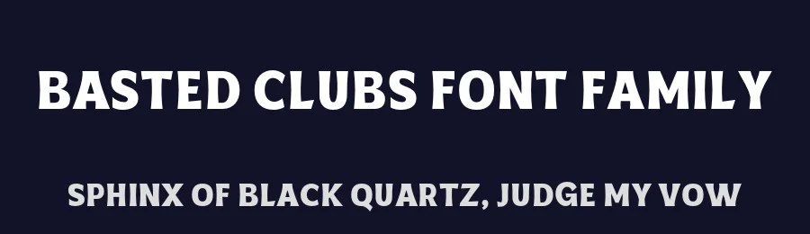 Basted Clubs Font Family by YUKITA CREATIVE — Sans Serif Font — thumbnail 2