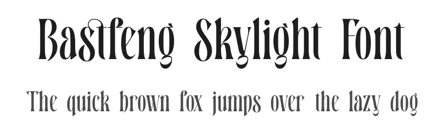 Bastfeng Skylight Font by timelesstype.co — Display Font