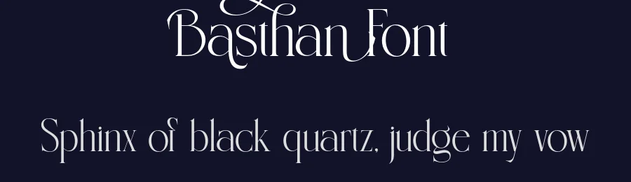 Basthan Font by burntilldead — Serif Font — thumbnail 2