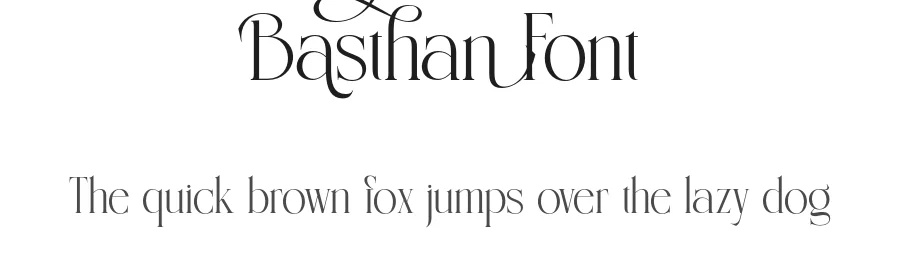 Basthan Font by burntilldead — Serif Font