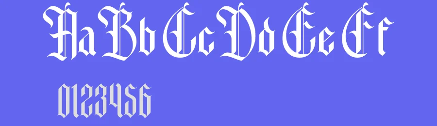 Basthor Blackletter Font by burntilldead — Blackletter Font — thumbnail 3