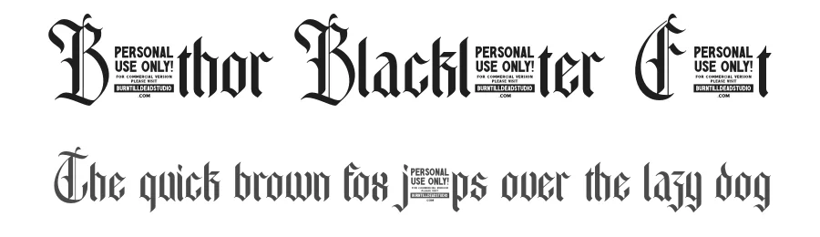Basthor Blackletter Font by burntilldead — Blackletter Font