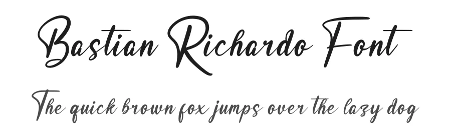 Bastian Richardo Font by perspectype — Script Handwritten Font