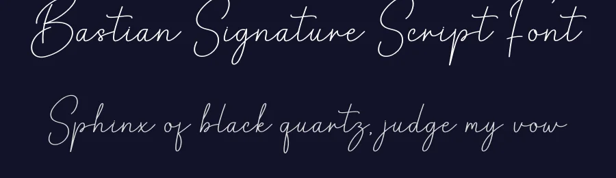 Bastian Signature Script Font by creativeletter — Script Handwritten Font — thumbnail 2