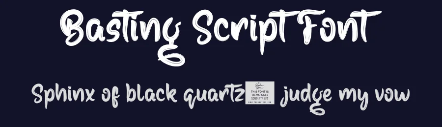 Basting Script Font by productype — Script Handwritten Font — thumbnail 2